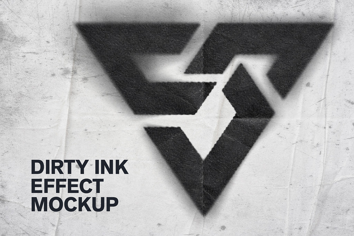 Dirty Ink Effect Mockup, a Layer Style Add-On by studiogstock (Photo 1 of 4)