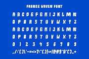 Fronge Waven - Liquid Font, a Sans Serif Font by Iqsiart Studio (Thumbnail 6 of 6)