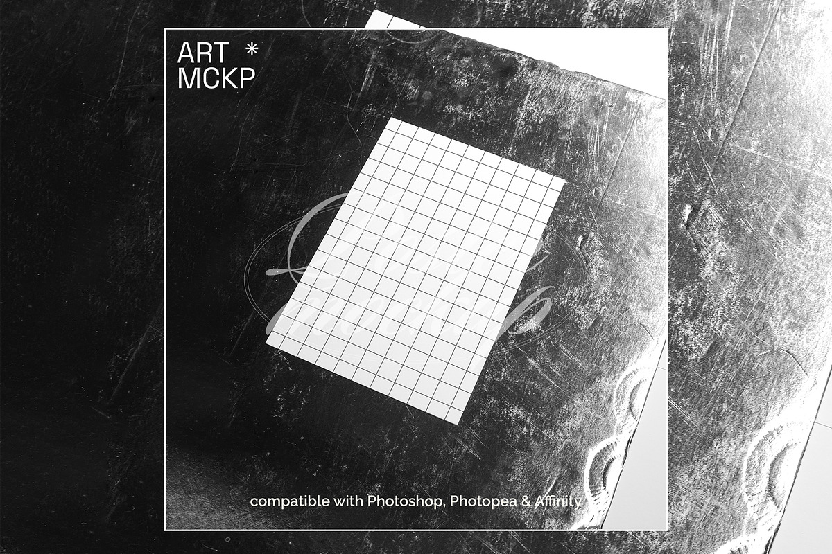 DinA art print: modern poster mockup, a Merchandise Mockup by MCKP*ME (Photo 3 of 3)