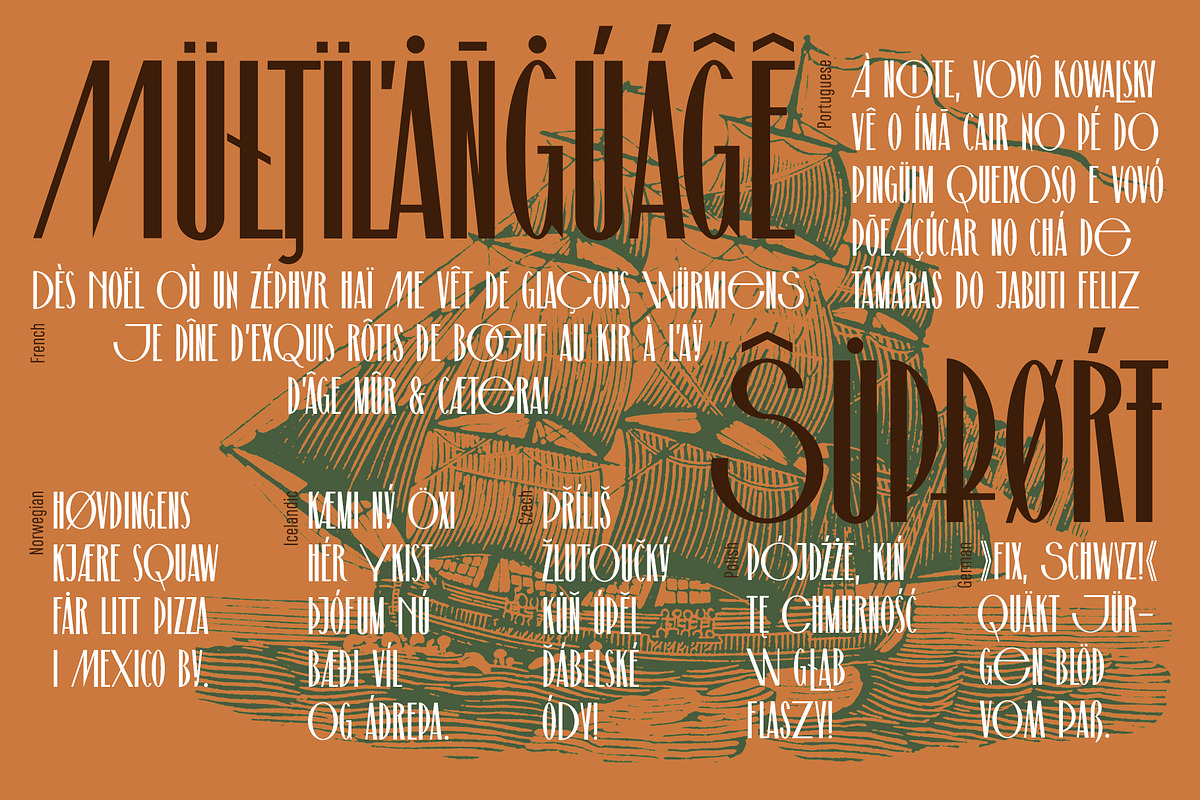ST-Titan retro futuristic font, a Font by Shimanov Types (Photo 5 of 7)