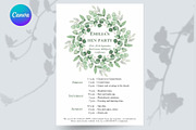 Eucalyptus Hen weekend itinerary, an Invitation Template by EvaTemplates (Thumbnail 6 of 6)