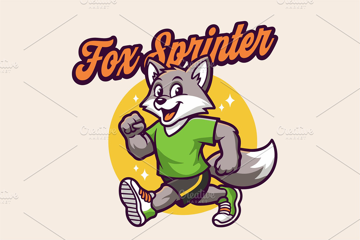 Fox Sprinter logo, an Animal Illustration by Izdihaar_Studio (Photo 2 of 3)