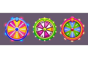 Fortune wheel icons with vibrant, an Object Illustration by art PVP - market