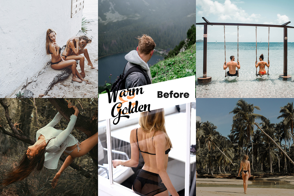 Warm & Golden - Lightroom Presets, an Action Add-On by Maple Visuals (Photo 2 of 13)
