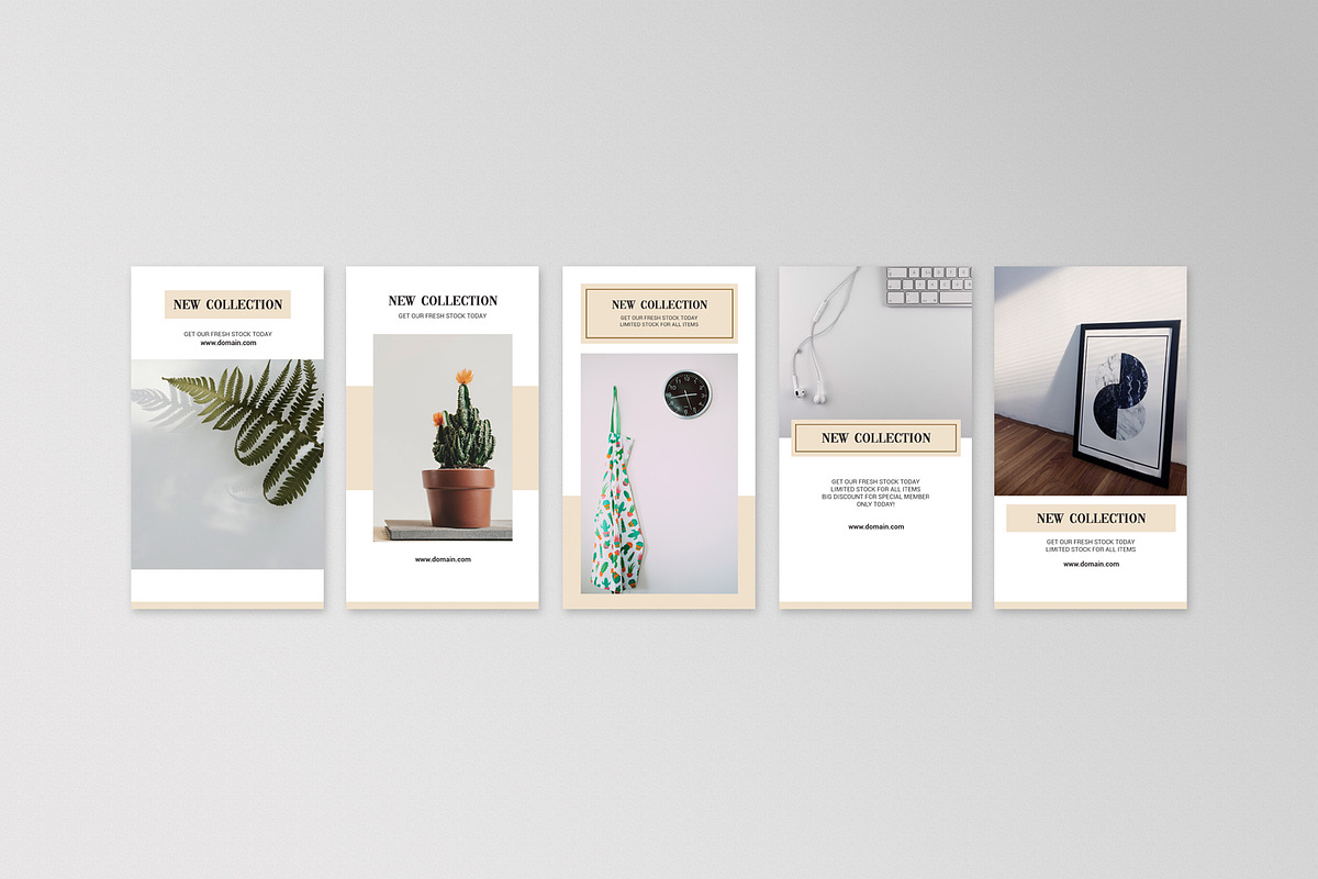 100 MINIMAL INSTAGRAM STORIES BUNDLE, a Social Media Template by Medianeka (Photo 9 of 13)