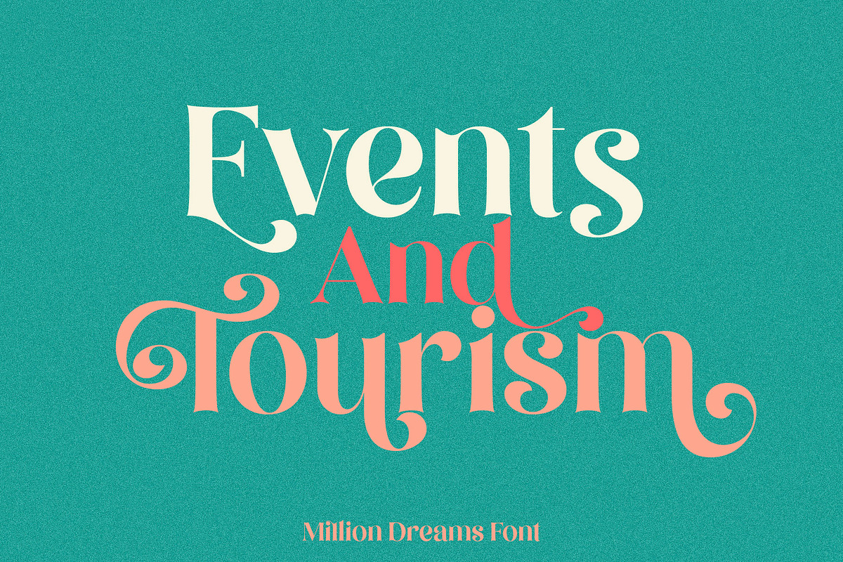 Million Dreams, a Sans Serif Font by INKSUN™ (Photo 4 of 8)