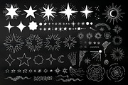 Night Sky Graphic Elements, a Texture Illustration by Joseph Melancon (Thumbnail 2 of 10)