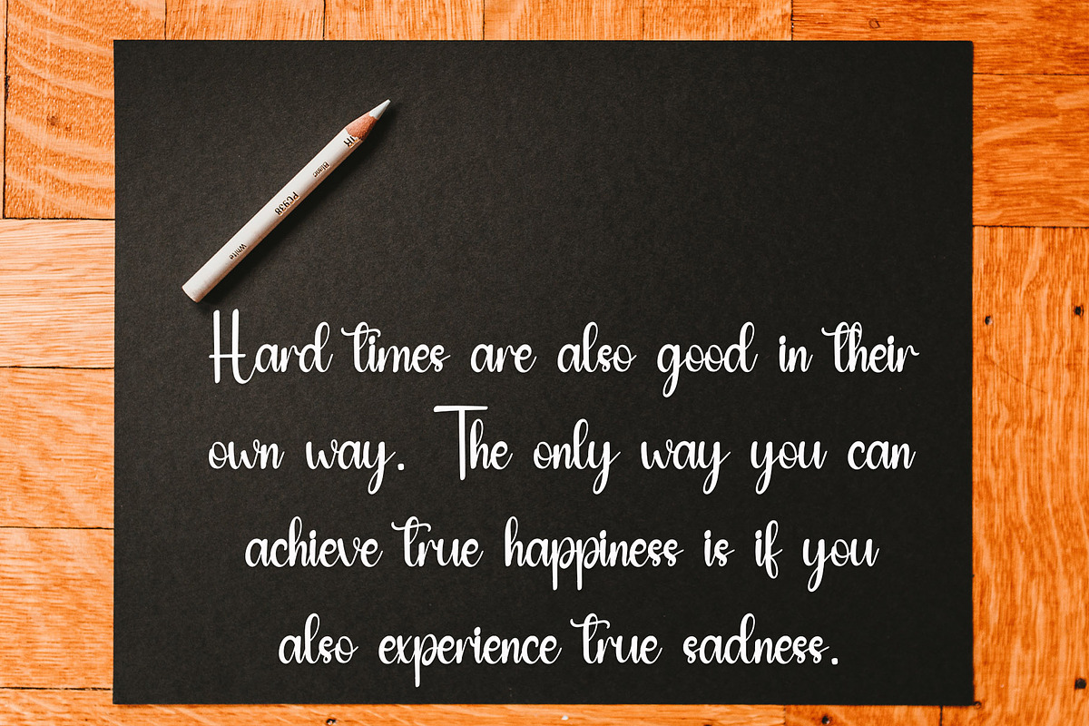 Thick, a Handwritten Font by InermediaSTUDIO (Photo 6 of 7)