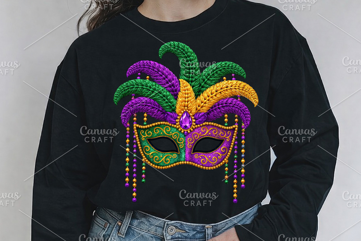 Mardi Gras Mask PNG, an Illustration by Canvas Craft (Photo 3 of 6)