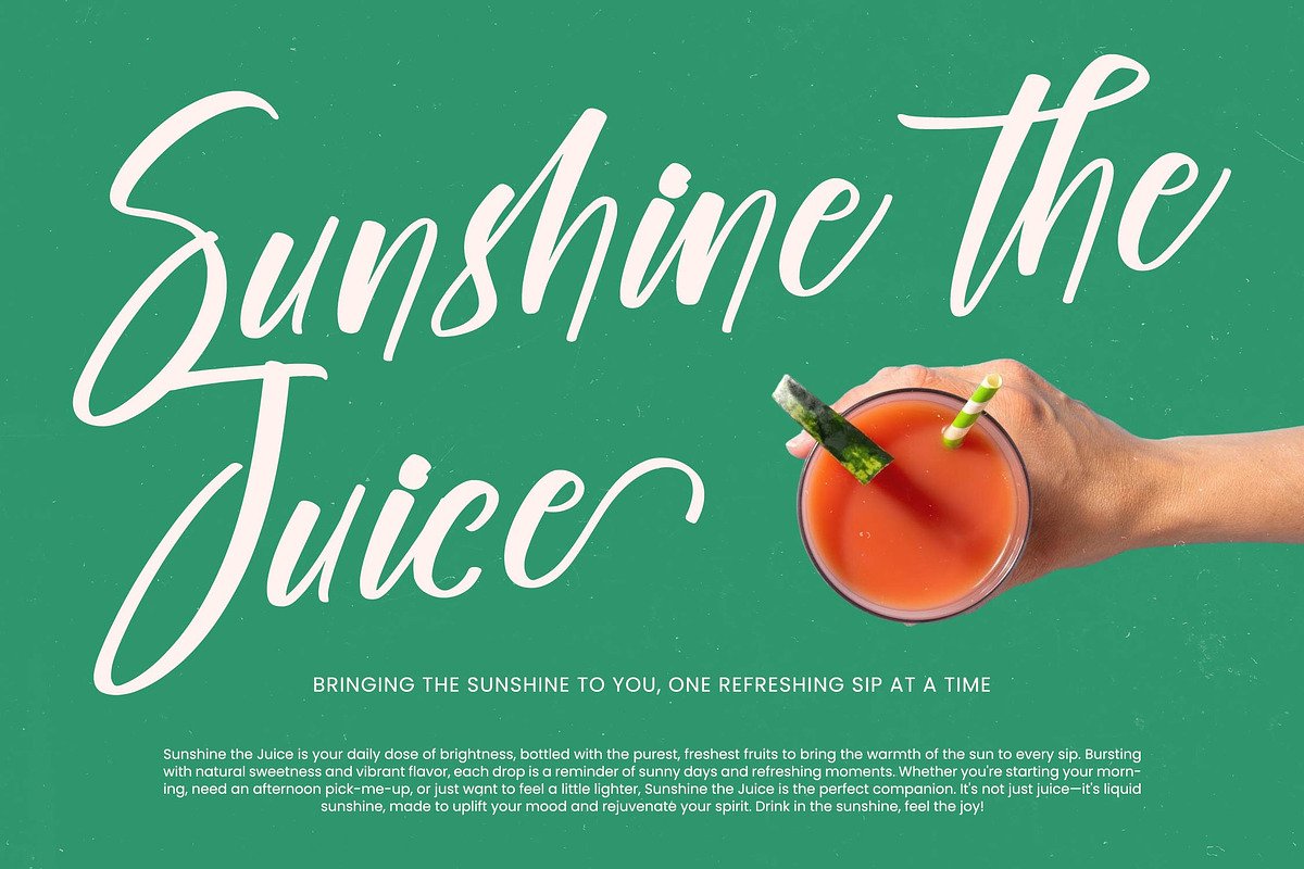 Biteful Market Modern Brush Font, a Script Font by stylishtype.co (Photo 13 of 20)