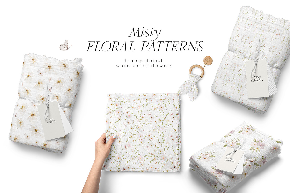 Watercolor wildflowers floral set, a Decorative Illustration by Grace Noboa Illustrations (Photo 10 of 14)