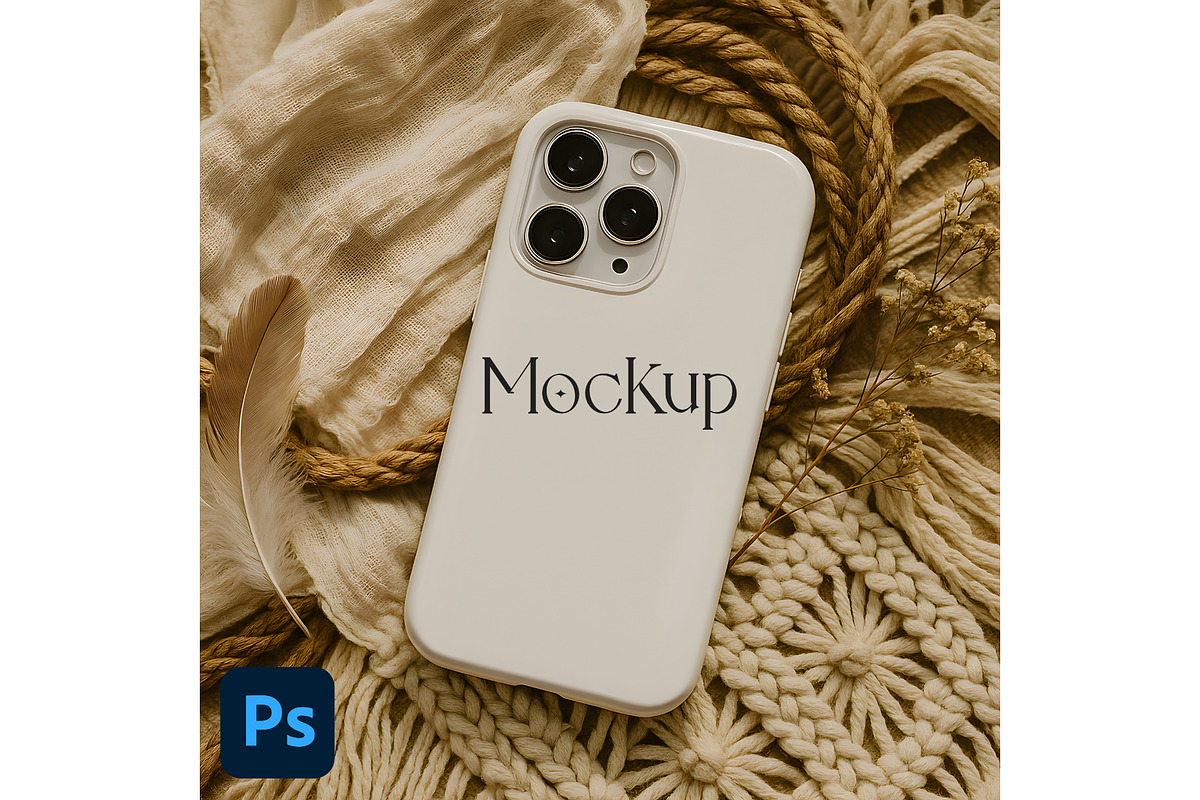 iPhone Tough Phone Case Mockup, an iPhone Mockup by UrbanMockupsStore (Photo 1 of 5)