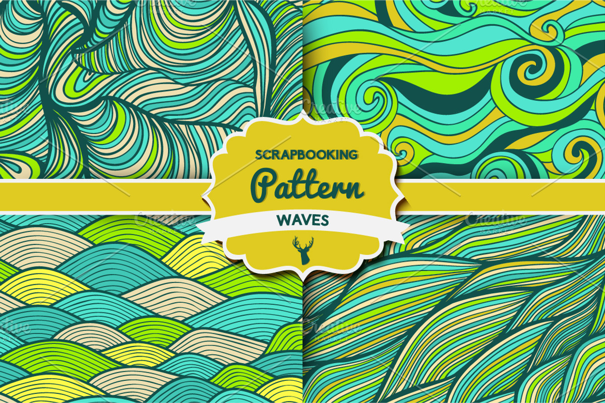 Waves pattern set 4