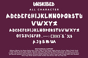 Unskilled - Cool Display Font, a Handwritten Font by Arendxstudio (Thumbnail 9 of 9)