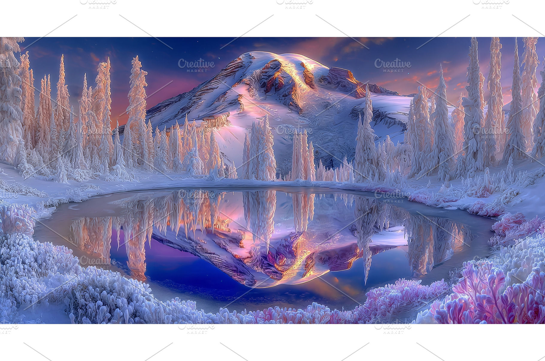 Tipsoo Lake in Washington featuring, a Nature Photo by ZinetroN