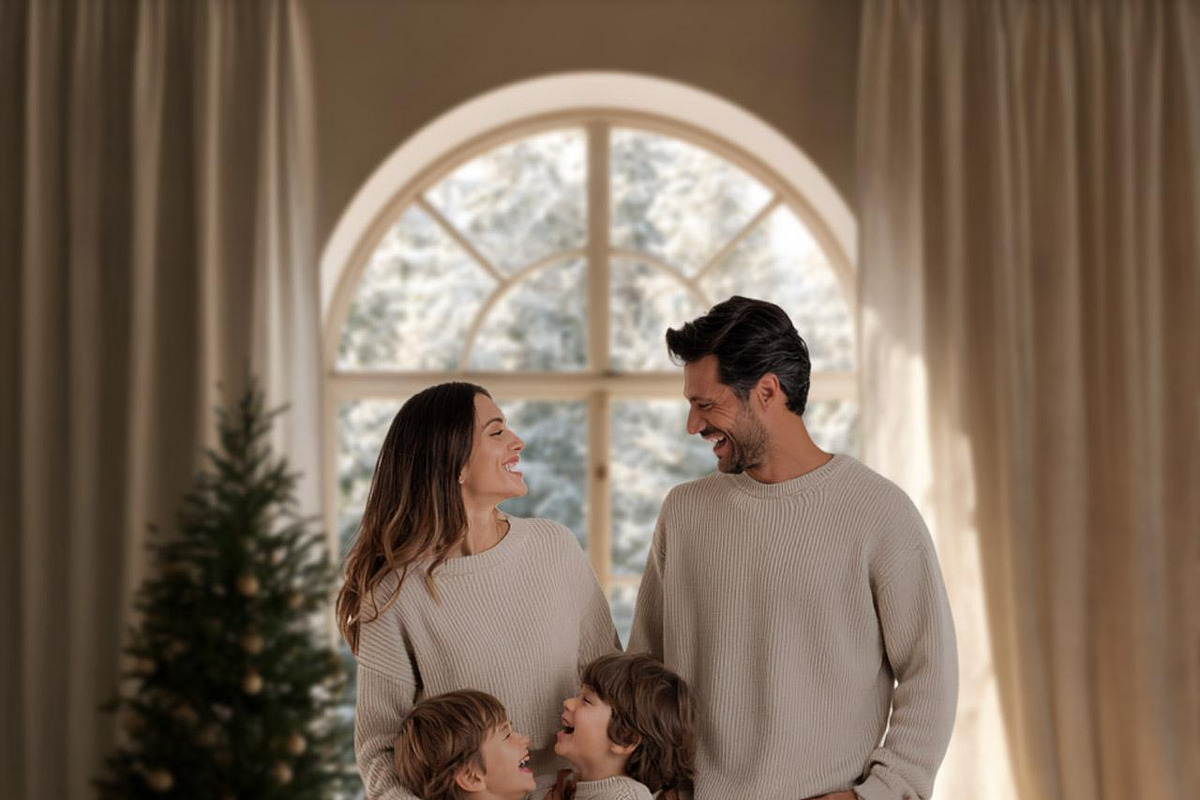 35 Neutral Beige Christmas Backdrops, a Background Graphic by Walllow Creatives (Photo 2 of 6)