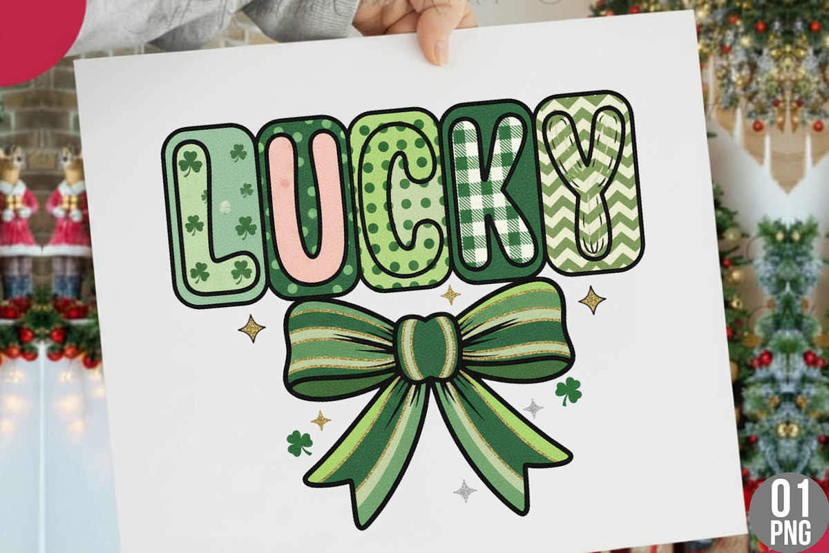 Lucky St Patrick's Day Png, Coquette, an Illustration by Designking (Photo 1 of 6)