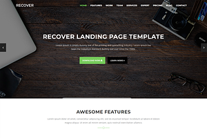 Recover Business Agency HTML Theme