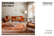 Boho Wallpaper Mockup PNG & PSD, a Household Mockup by mock-ups (Thumbnail 3 of 7)