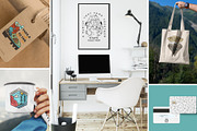 Simple Camp Scenes Logo Creation Kit, a Branding & Logo Template by JeksonGraphics (Thumbnail 20 of 24)