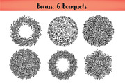 Floral Doodles Collection, a Decorative Illustration by Elinorka (Thumbnail 13 of 14)