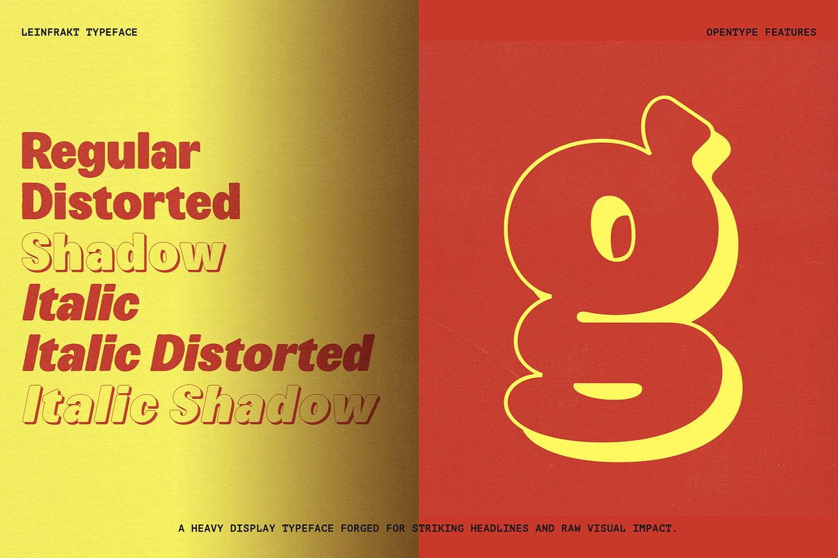 Leinfrakt - Heavy Display Sans, a Sans Serif Font by Shapespired Design (Photo 10 of 16)