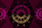 Mandala Oriental Floral art Bundle, a Background Graphic by NJ Himel (Thumbnail 54 of 97)