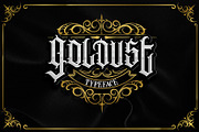 GOLDUST FONT + Decorative Bonus, a Blackletter Font by dansdesign (Thumbnail 1 of 5)