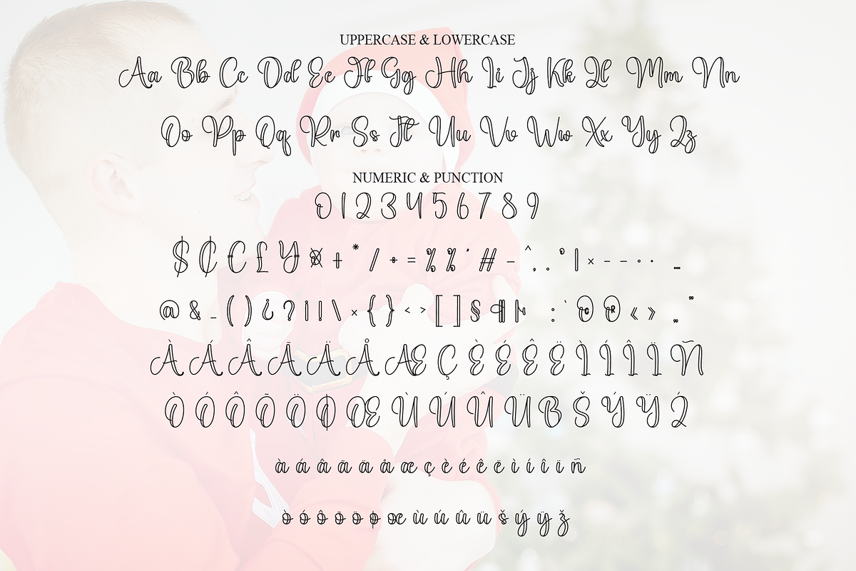 Father Christmas | Script Font, a Handwritten Font by Scratchones (Photo 7 of 8)
