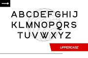 Demsray - Sans Serif Typeface Font, a Sans Serif Font by Rishsketch (Thumbnail 9 of 15)