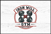 10 Power Gym Logo Badge Bundle, a Sport Illustration by Artivon (Thumbnail 5 of 10)