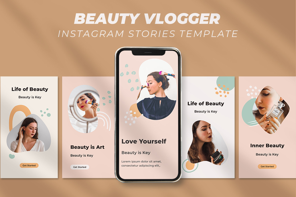 Beauty Vlogger Instagram Stories, a Social Media Template by Rahardi Creative (Photo 4 of 4)