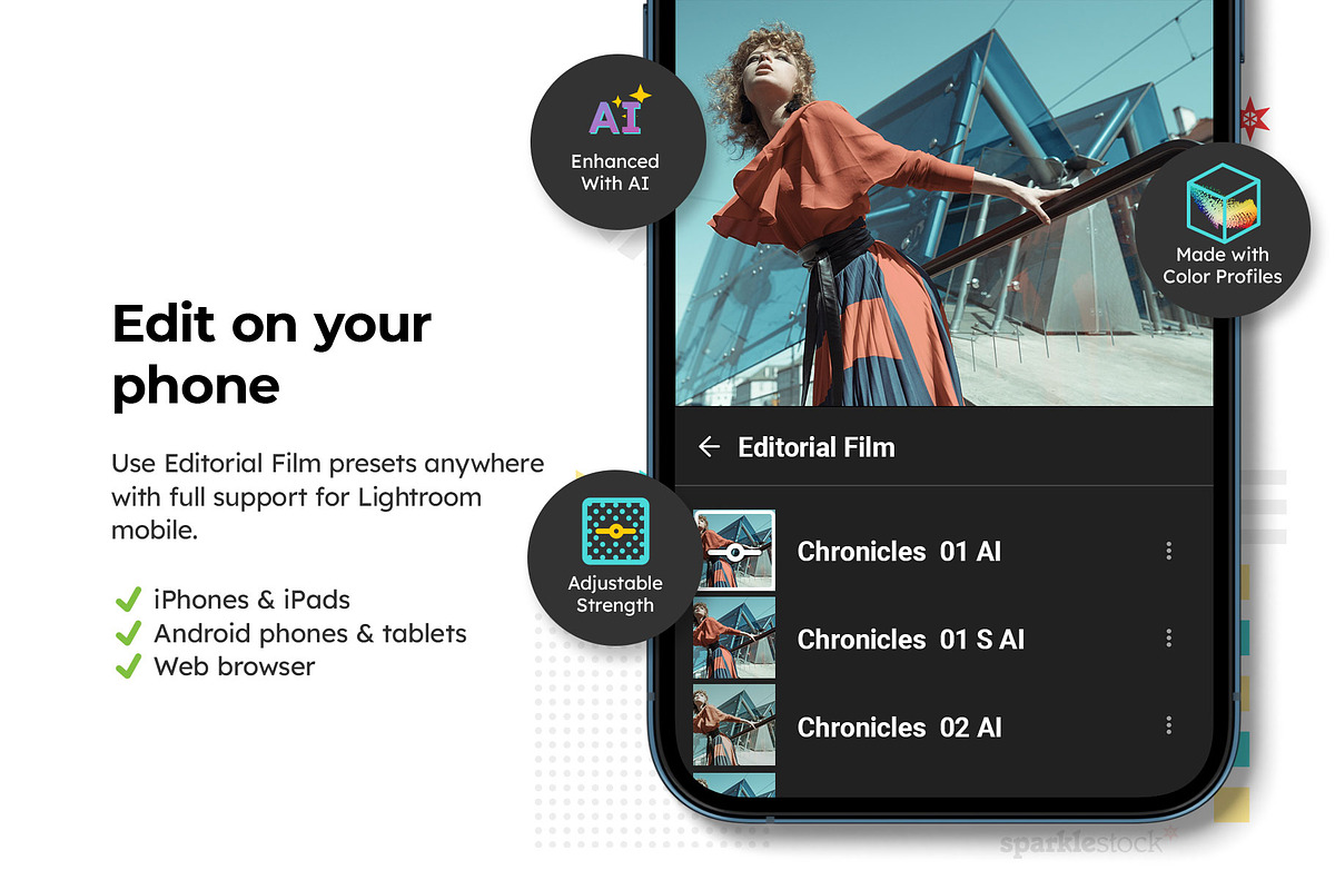 20 Editorial Film Lightroom Presets, a Preset Add-On by SparkleStock (Photo 10 of 13)