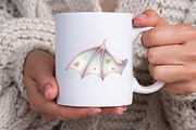 Cute Pastel Spooky Halloween Clipart, an Illustration by Watercolor design (Thumbnail 4 of 6)