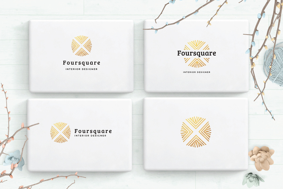 Logo Creator - geometric minimal kit, a Branding & Logo Template by Nues Design (Photo 18 of 31)