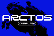 ARCTOS - Display Font, a Sans Serif Font by Oskar Biehl (Thumbnail 1 of 11)
