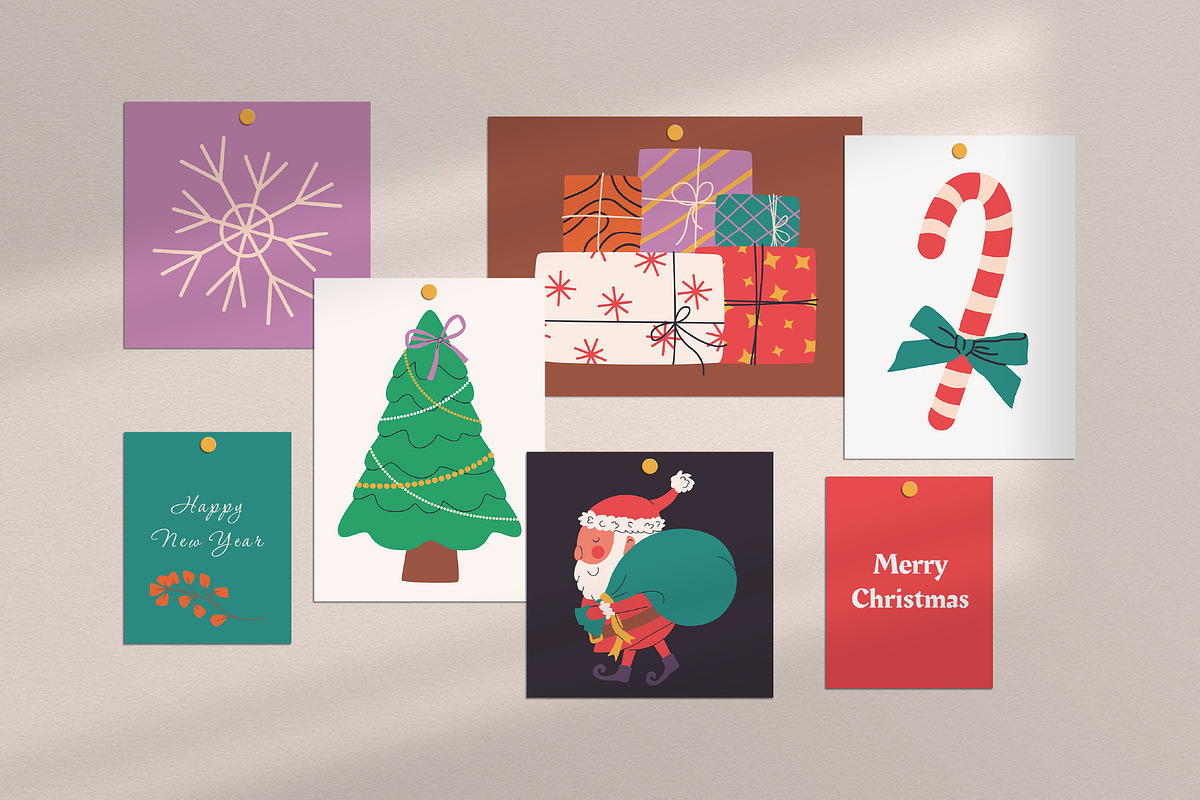 Christmas Collection | 90 elements, a Seasonal Illustration by IuliiaSavko (Photo 7 of 10)