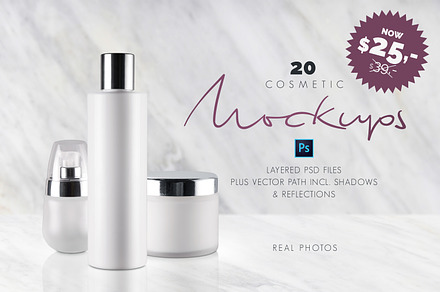 20 Cosmetic Mockups