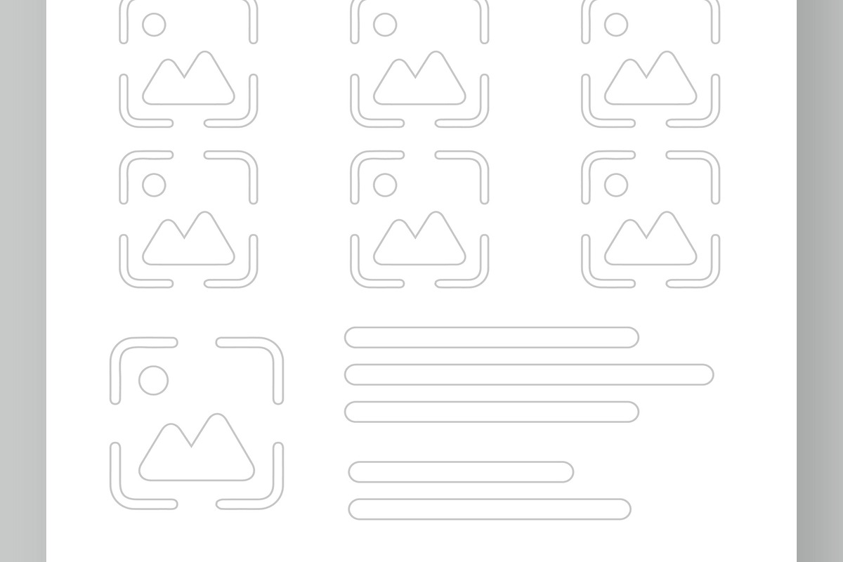 Creative Agency Website Wireframe, a Wireframe Template by CreativeShaper (Photo 5 of 7)