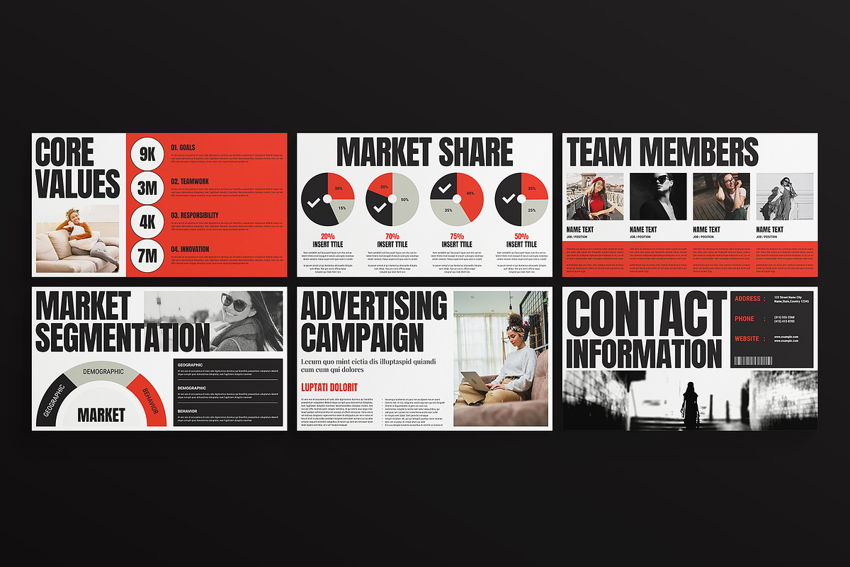 Digital Marketing Campaign Template, a Presentation Template by E-Type (Photo 3 of 3)