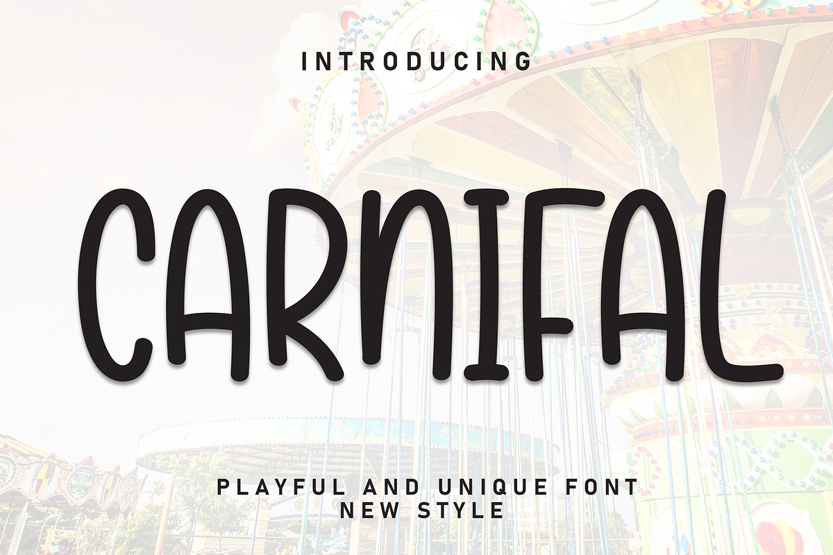 Carnival | Script Font, a Script Font by Scratchones (Photo 1 of 8)