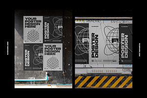 Urban Poster Wall Mockups 2