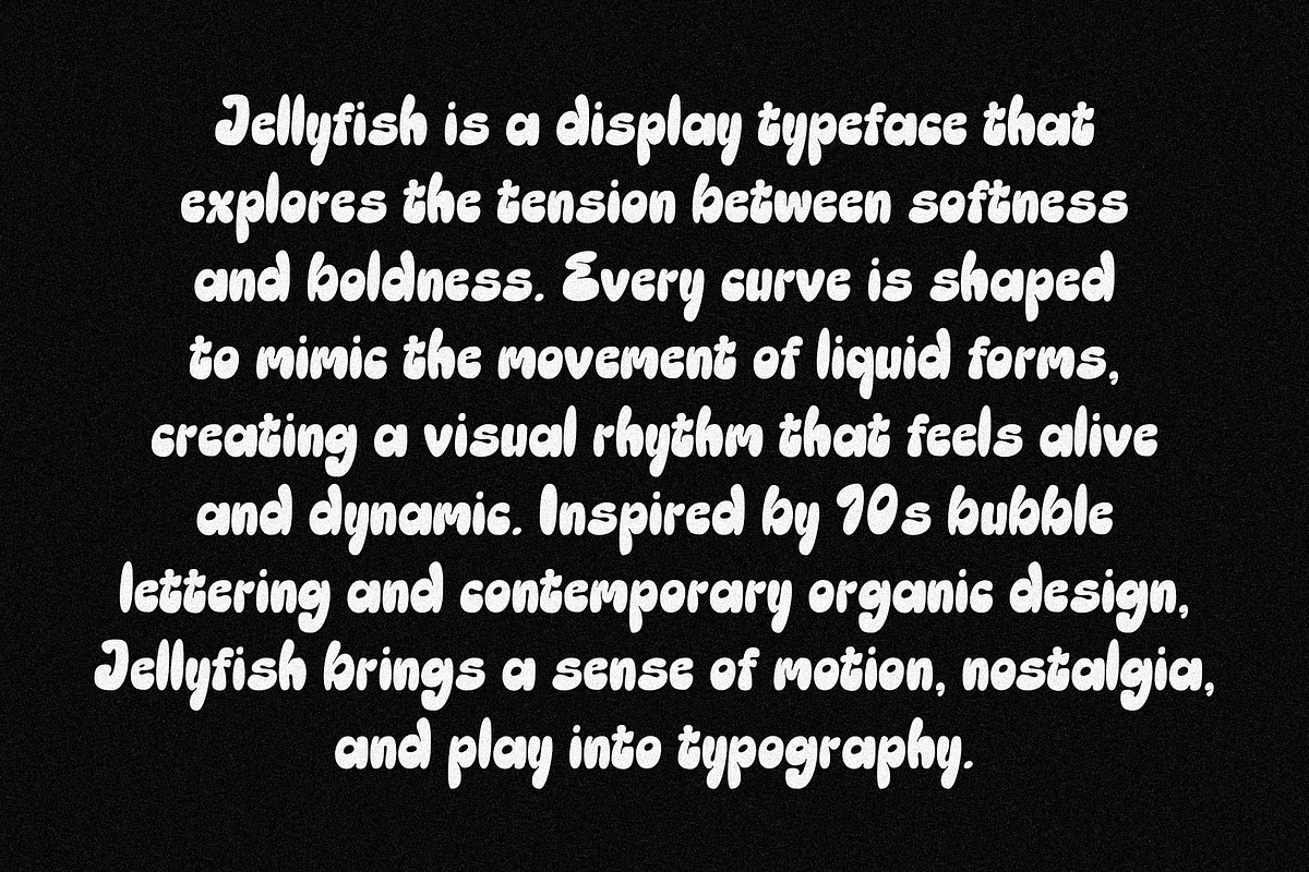 JellyFish - Groovy Bubble Font, a Symbol Font by Typeparties (Photo 4 of 10)