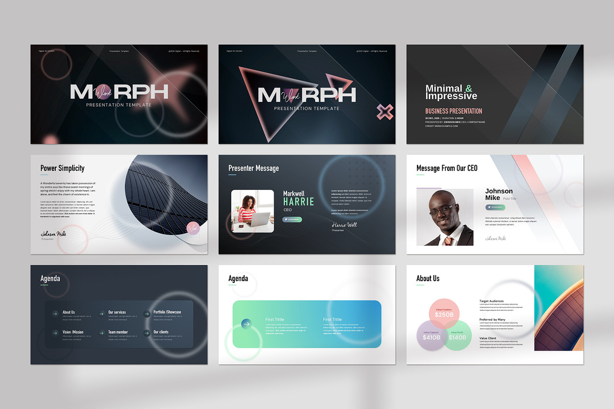 Morph Multipurpose Presentation, a Presentation Template by ...