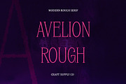 Avelion Rough, a Serif Font by Craft Supply Co. (Thumbnail 1 of 8)