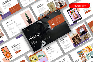 Clemens – Business PowerPoint, a Presentation Template by kreatifreya