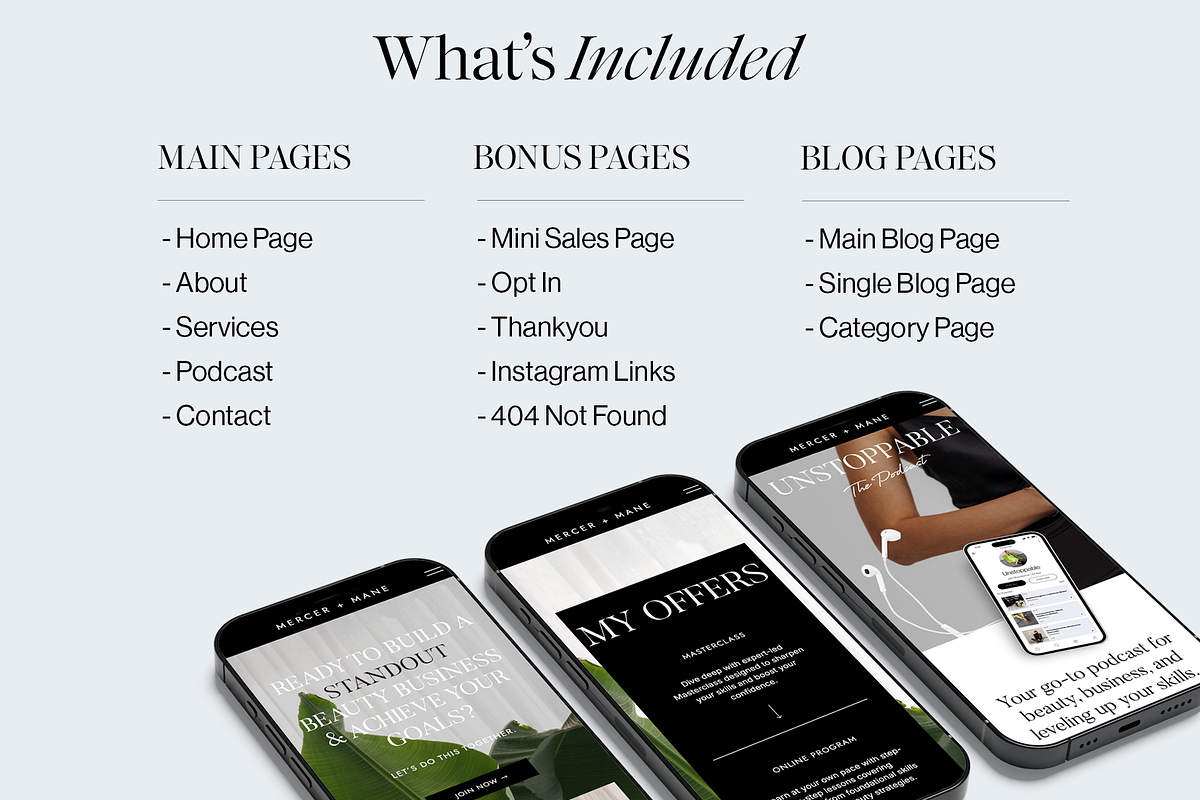 Showit Website Template for Coaches, a Websites & App Template by ByApril.Co Creative House (Photo 3 of 8)