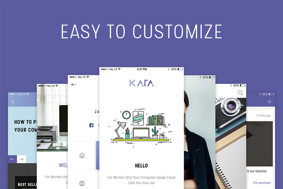 Kata Mobile UI KIT, an UI Kit Template by No.13 (Photo 4 of 4)