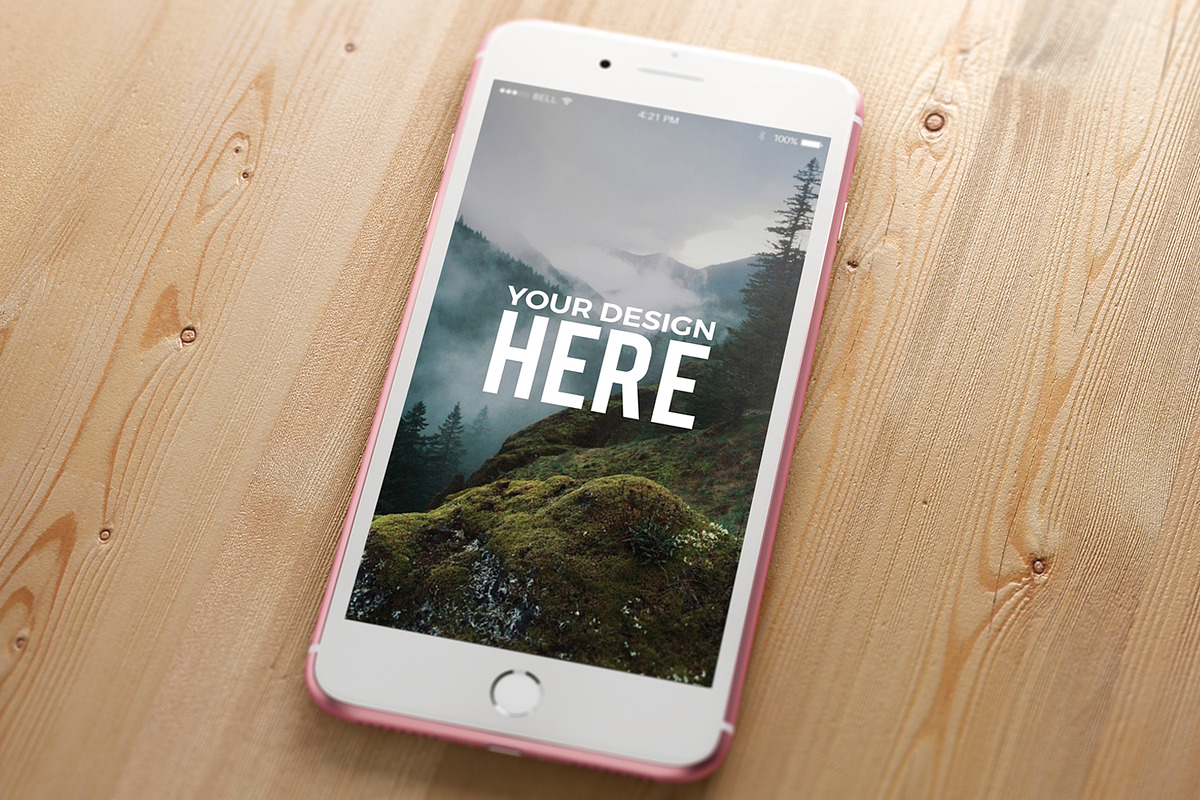 Iphone 7 Plus. PSD Mockups, an iPhone Mockup by Egor Shkolnikov (Photo 7 of 9)