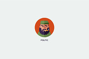Bookstore subjects, flat icons, an Illustration by Marish (Thumbnail 3 of 4)